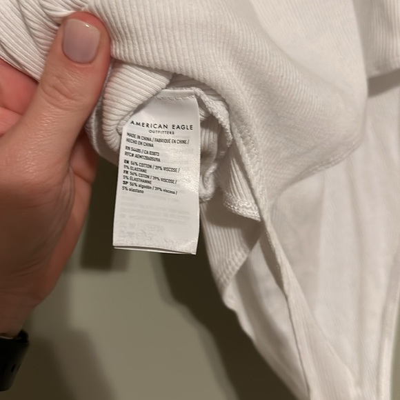 🦇 EUC American Eagle ribbed bodysuit L - Picture 6 of 8